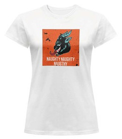 Bluzka damska z naszywką Naughty