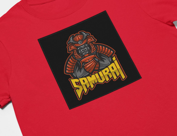 Koszulka z naszywką  SAMURAJ