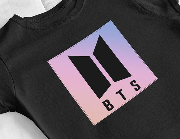 Bluzka damska z naszywką BTS LOGO 02