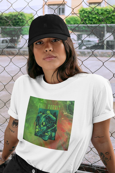 Koszulka z naszywką  COOL RABBIT