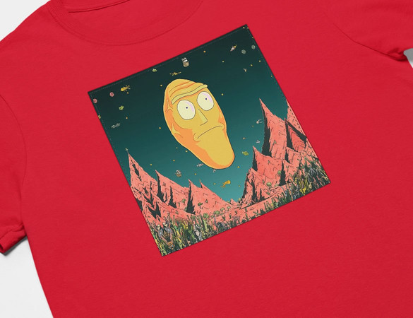 Koszulka z naszywką Rick and Morty 05