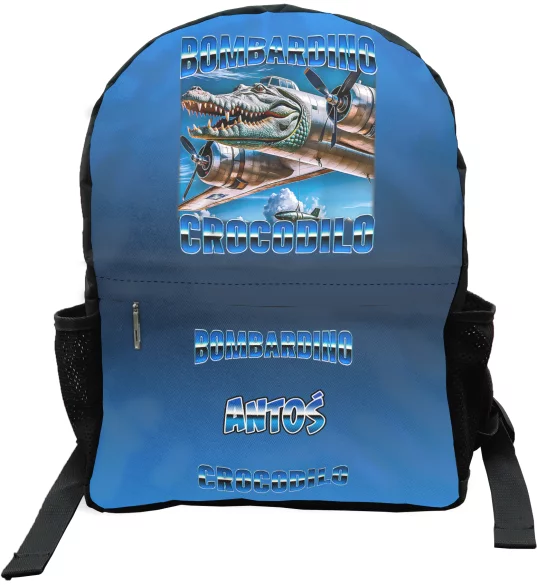 Plecak szkolny Italian Brainrot Bombardino Crocodilo