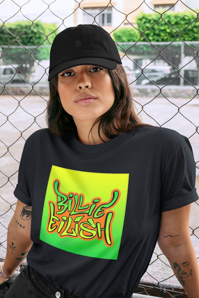 Koszulka z naszywką Billie Eilish 05