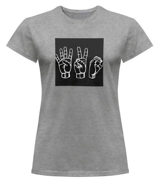 Bluzka damska z naszywką 420 HANDS