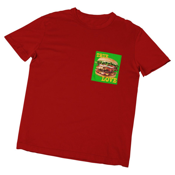 Koszulka z kieszonką LOVE BURGER