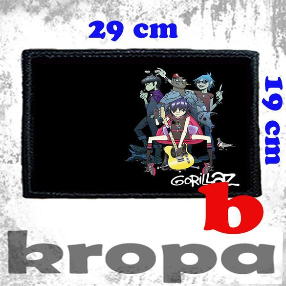 Naszywka duża na ubranie GORILLAZ