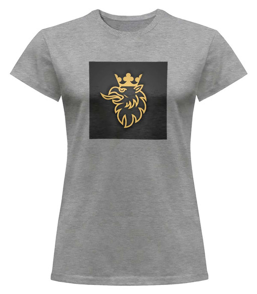 Bluzka damska z naszywką Scania logo gold