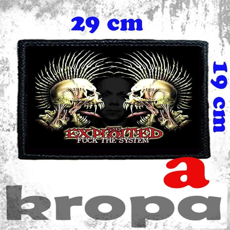 Naszywka duża na ubranie THE EXPLOITED