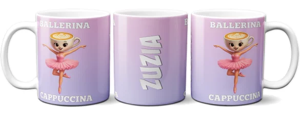 Kubek Italian Brainrot Ballerina Cappucina 