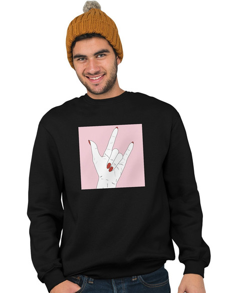 Bluza z naszywką Sweet Metal Gesture