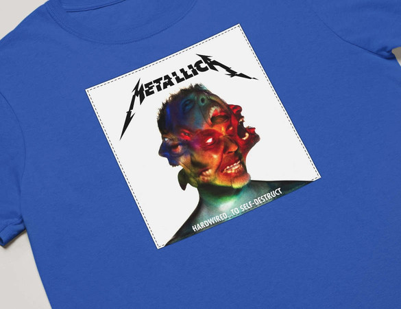 Koszulka z naszywką Metallica Hardwired..