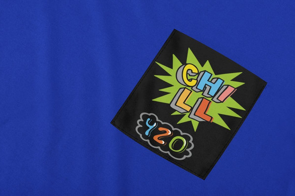 Koszulka z kieszonką CHILL 420 TRAWKA