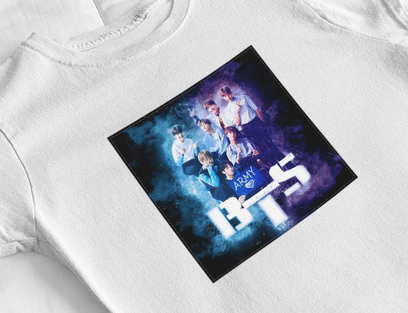 Bluzka damska z naszywką BTS Army 01