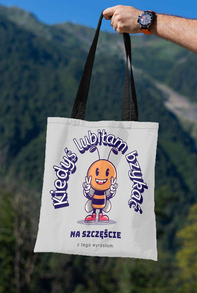 Torba na ramię Kiedyś Lubiłam DODAJ NAPIS!