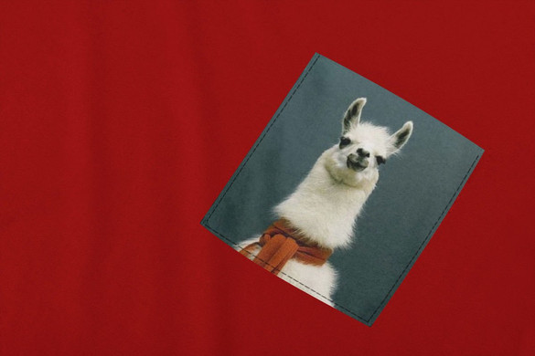 Koszulka z kieszonką LAMA