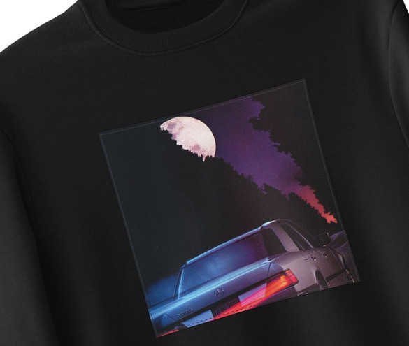 Bluza z naszywką Mercedes at night