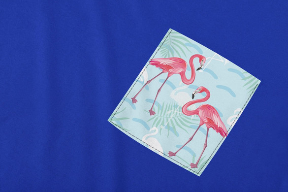 Koszulka z kieszonką FLAMINGI