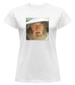 Bluzka damska z naszywką Gandalf smile