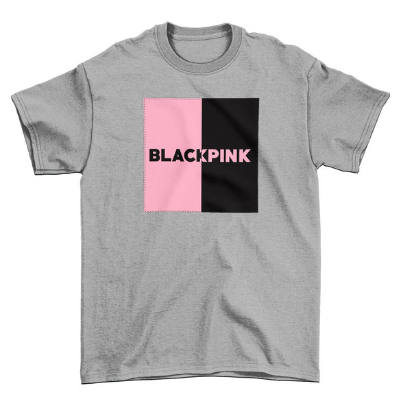 Koszulka z naszywką BLACKPINK logo