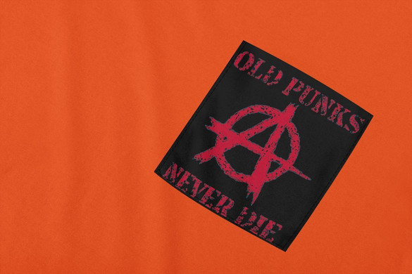 Koszulka z kieszonką Old punks never die