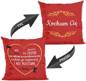 Poduszka na Walentynki DODAJ NAPIS
