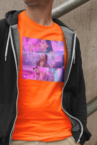 Koszulka z naszywką ARIANA GRANDE 03