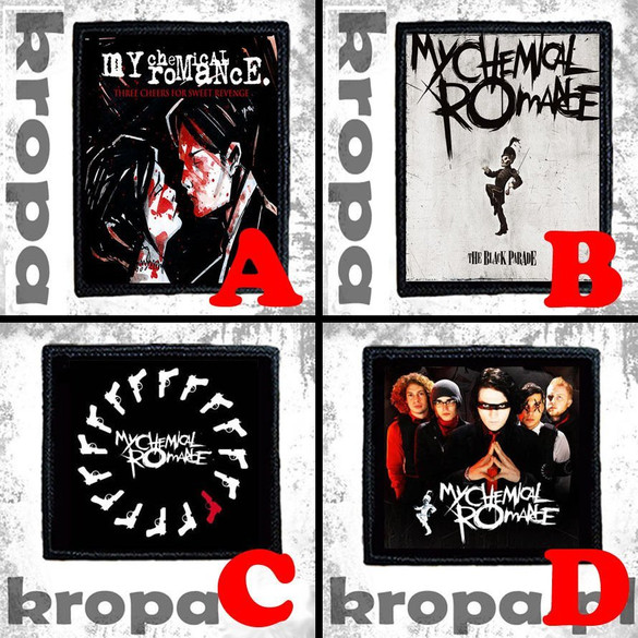 Naszywka MY CHEMICAL ROMANCE 8 X 8 cm