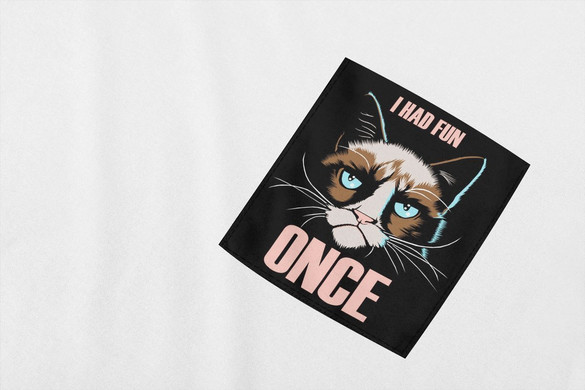 Koszulka z kieszonką GRUMPY CAT