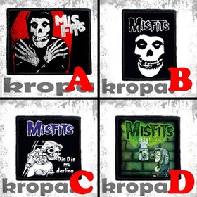 Naszywka MISFITS 8 X 8 cm Dużo Wzorów!
