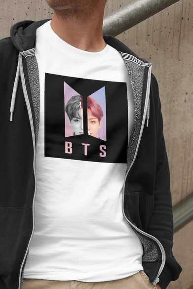 Koszulka z naszywką BTS Jungkook