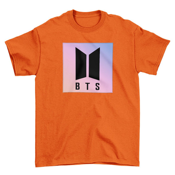 Koszulka z naszywką BTS LOGO 02