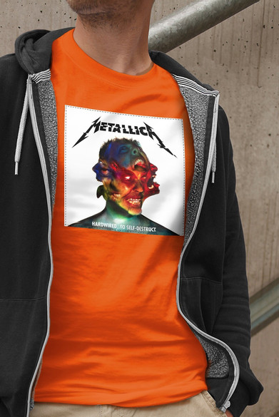 Koszulka z naszywką Metallica Hardwired..