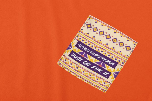 Koszulka z kieszonką JUST GO FOR IT. 03