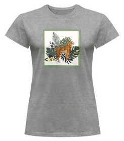 Bluzka damska z naszywką Tiger/Nature