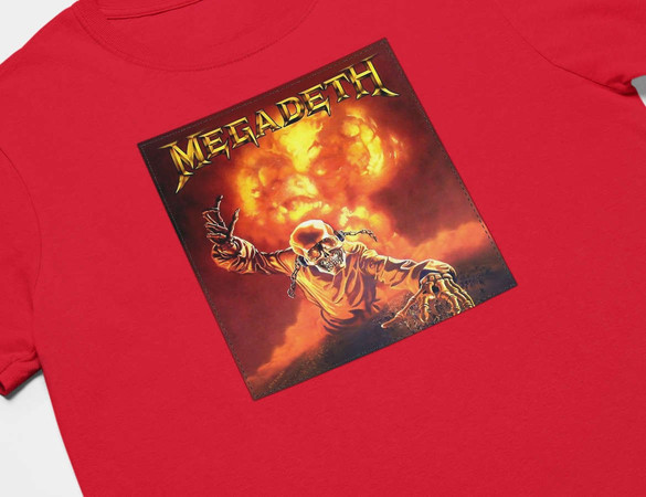 Koszulka z naszywką Megadeth 