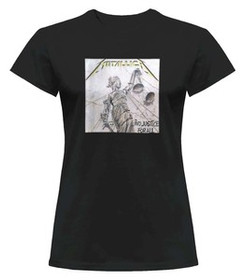 Bluzka damska z naszywką Metallica And Just