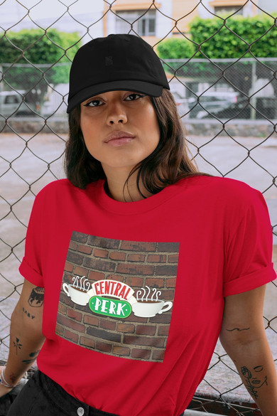 Koszulka z naszywką Friends central perk