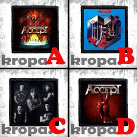 Naszywka ACCEPT 8 X 8 cm Dużo Wzorów!