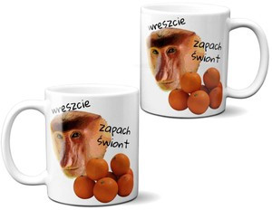 Kubek NOSACZ ŚWIĄTECZNY WRESZCIE ZAPACH na Prezent