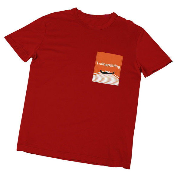 Koszulka z kieszonką TRAINSPOTTING
