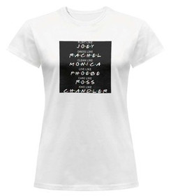 Bluzka damska z naszywką Friends act like