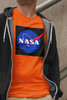 Koszulka z naszywką NASA logo