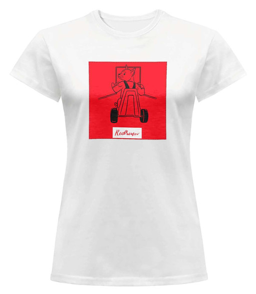 Bluzka damska z naszywką Redrum