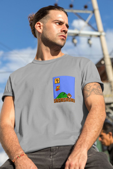 Koszulka z kieszonką SUPER MARIO BROS