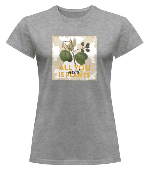 Bluzka damska z naszywką All you need is plants