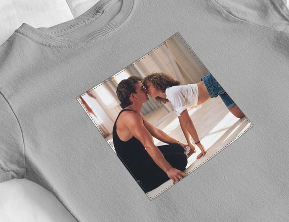 Bluzka damska z naszywką Dirty Dancing Kiss