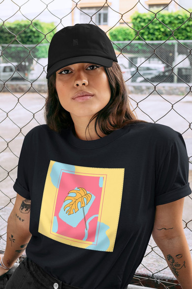 Koszulka z naszywką Monstera