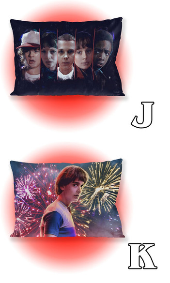Poduszka STRANGER THINGS 60x40cm WZORY