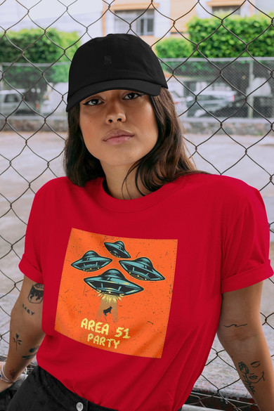 Koszulka z naszywką Area 51 Party