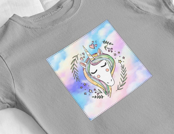 Bluzka damska z naszywką Unicorne 01